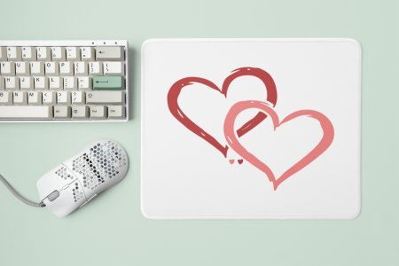 Heart- Designable Printed Mousepads(20cm x 18cm)