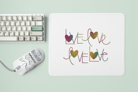 Love love ,love Love - Designable Printed Mousepads(20cm x 18cm)