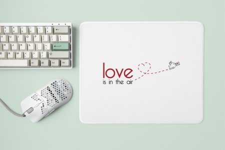 Love is in the Air Bird With Letter - Designable Printed Mousepads(20cm x 18cm)