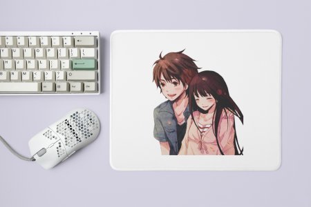 Anime Couple- Designable Printed Mousepads(20cm x 18cm)