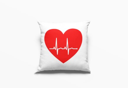 Heartbeat -Printed Pillow Covers For (Pack Of Two)
