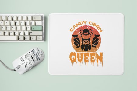 Candy Corn Queen - Howl -Haunted House -Halloween Theme Mousepads