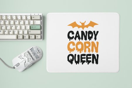 Candy Corn Queen - Bat -Halloween Theme Mousepads