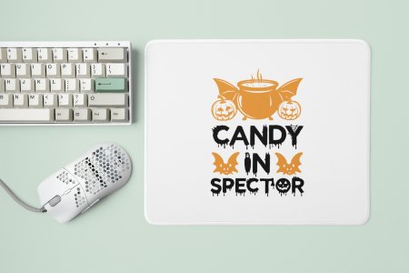Candy in Spector-Pot With Bat Wings -Halloween Theme Mousepads