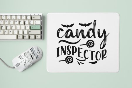 Candy inspector, lollipop -Halloween Theme Mousepads