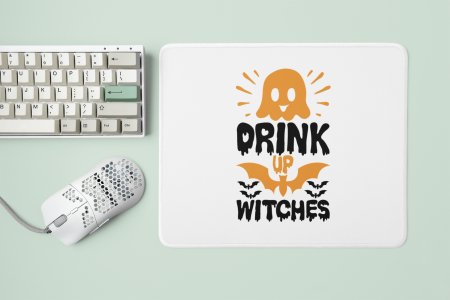 Drink up, Bat-Halloween Theme Mousepads