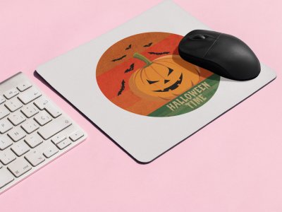 Halloween time-Scary Pumpukin -Halloween Theme Mousepad
