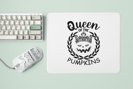 Queen Of The Pumpkins-Halloween Theme Mousepads