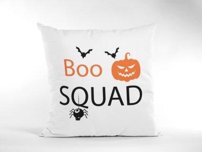 BOO Sqaud -Halloween Theme Pillow Covers (Pack Of 2)