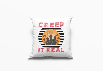 Creep -Haunted House -Halloween Theme Pillow Covers (Pack Of 2)