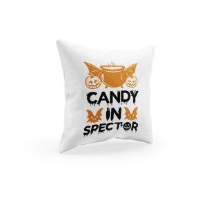 Candy in Spector-Pot With Bat Wings -Halloween Theme Pillow Covers (Pack Of 2)
