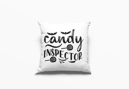 Candy inspector, lollipop -Halloween Theme Pillow Covers (Pack Of 2)