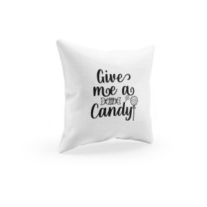 Give me a candy Halloween text - Halloween Theme Pillow Covers (Pack Of 2)