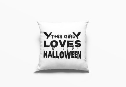 This Girl Loves Halloween-Two Birds-Halloween Theme Pillow Covers (Pack Of 2)