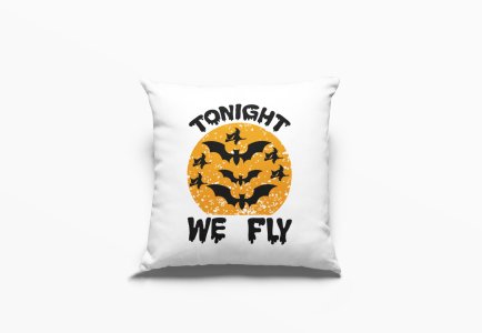 To Night We Fly-Halloween Theme Pillow Covers (Pack Of 2)