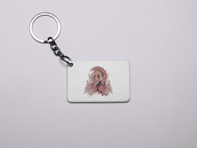 Old European Head Shield-Printed Acrylic Keychains(Pack Of 2)