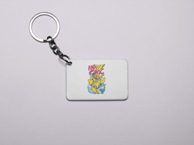 I Hate Cat-Printed Acrylic Keychains(Pack Of 2)
