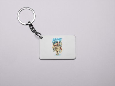 Revenge-Printed Acrylic Keychains(Pack Of 2)