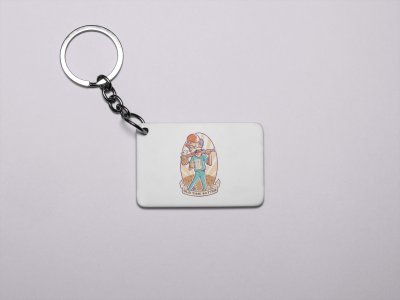 Old Time Batter-Printed Acrylic Keychains(Pack Of 2)