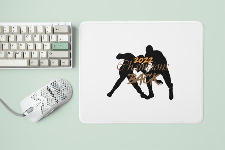 2022 Champions Back - Designable Printed Mousepads(20cm x 18cm)