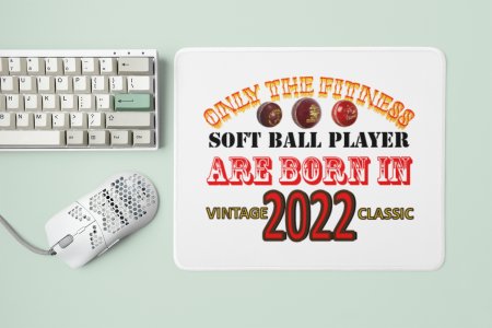 Only The Fitness Soft Ball Player - Designable Printed Mousepads(20cm x 18cm)