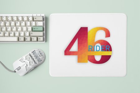 46 Rider Text - Designable Printed Mousepads(20cm x 18cm)