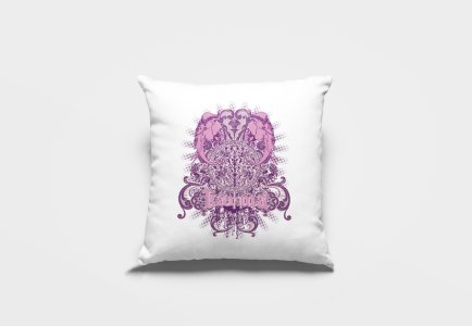 2 Elephants Facing Opposite-Printed Pillow Covers(Pack Of 2)