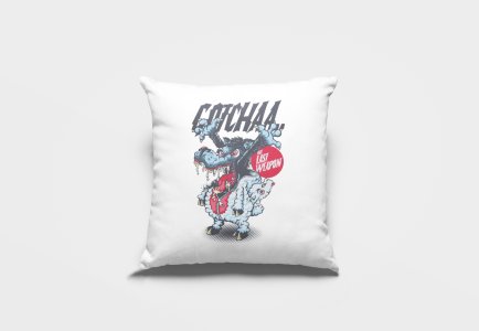 Catcha, The Last Weapon-Printed Pillow Covers(Pack Of 2)