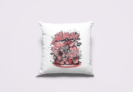Aaaghhh!!!!-Printed Pillow Covers(Pack Of 2)