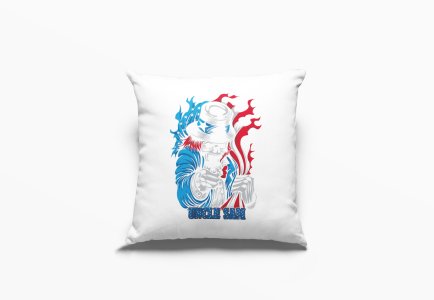 Uncle Sam, Skull Jacket-Printed Pillow Covers(Pack Of 2)