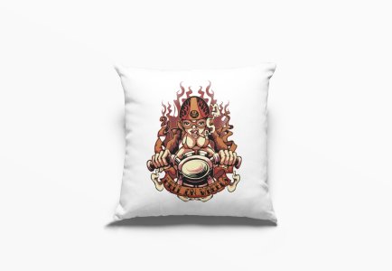 Hell On Wheels -Printed Pillow Covers(Pack Of 2)