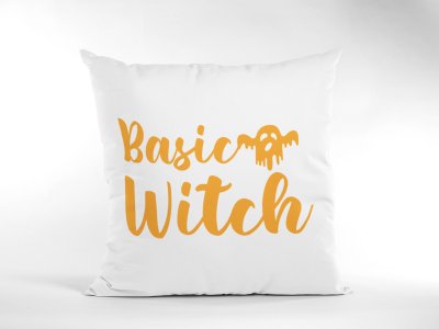 Basic Witch -Brown-Halloween Theme Pillow Covers (Pack Of 2)