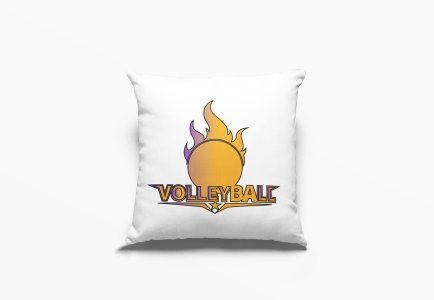 Volleyball -Printed Pillow Covers (Pack Of 2)