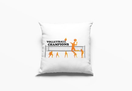 Volleyball Champions -Printed Pillow Covers (Pack Of 2)