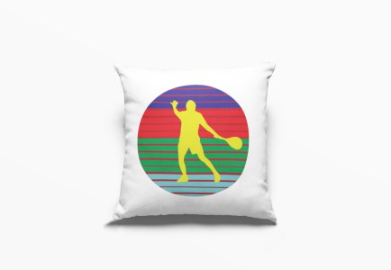 Badminton -Printed Pillow Covers (Pack Of 2)