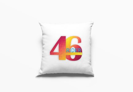 46 Rider Text -Printed Pillow Covers (Pack Of 2)