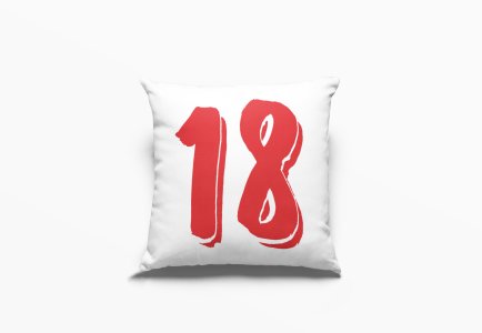 18 -Printed Pillow Covers (Pack Of 2)