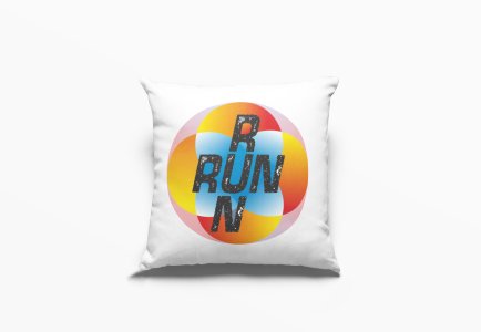R-Run -N -Printed Pillow Covers (Pack Of 2)