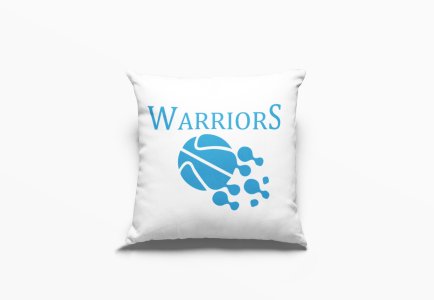 Warriors Text -Printed Pillow Covers (Pack Of 2)