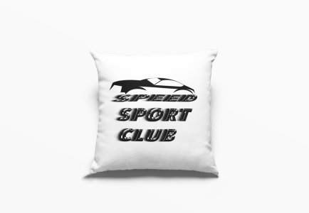 Speed Sport Club -Printed Pillow Covers (Pack Of 2)