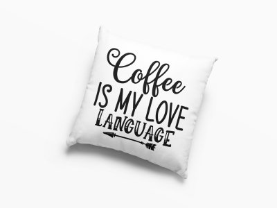 Coffee Now wine Later Text --Printed Pillow Covers(Pack Of 2)