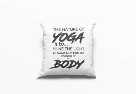 Yoga Is To Shine The Light -Printed Pillow Covers(Pack Of 2)