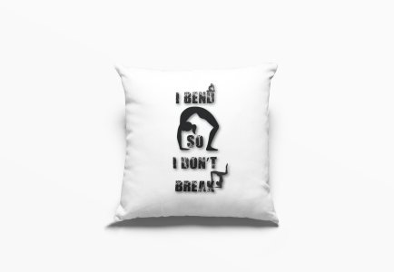 So I Don't Break Text -Printed Pillow Covers(Pack Of 2)