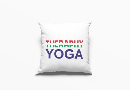 Theraphy Yoga -Printed Pillow Covers(Pack Of 2)