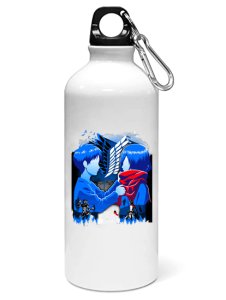 Mikasa Ackerman characters - Printed Sipper Bottles For Animation Lovers