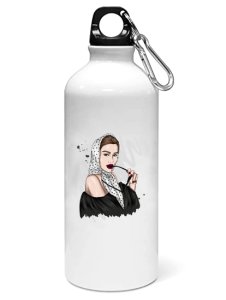Off-shoulder black dress - Printed Sipper Bottles For Animation Lovers