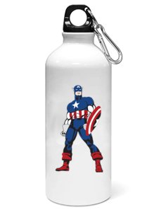 Captain America young version - Printed Sipper Bottles For Animation Lovers