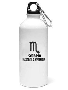 Scorpio, passionate and mysterious - Zodiac Sign Printed Sipper Bottles For Astrology Lovers