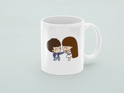 Boy Proposing With Ring - Printed Coffee Mugs For Valentines Day