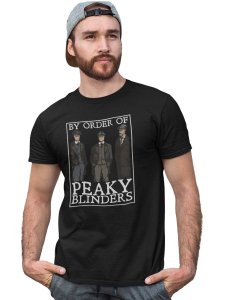 Peaky Blindres- Black printed cotton t-shirt - Comfortable and Stylish Tshirt